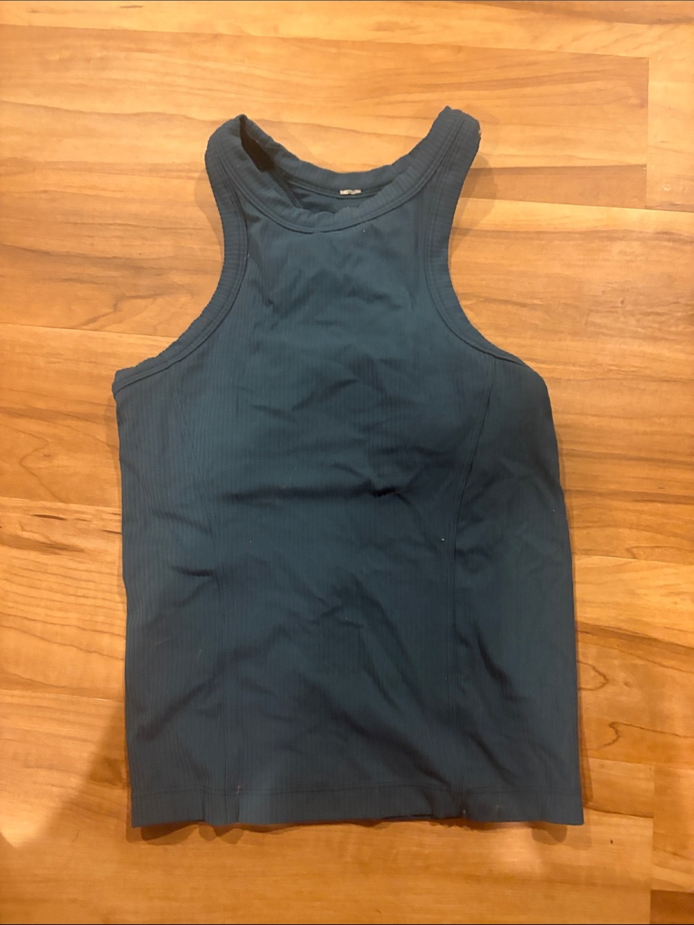 Women Ribbed Racerback Tank Top - Teal